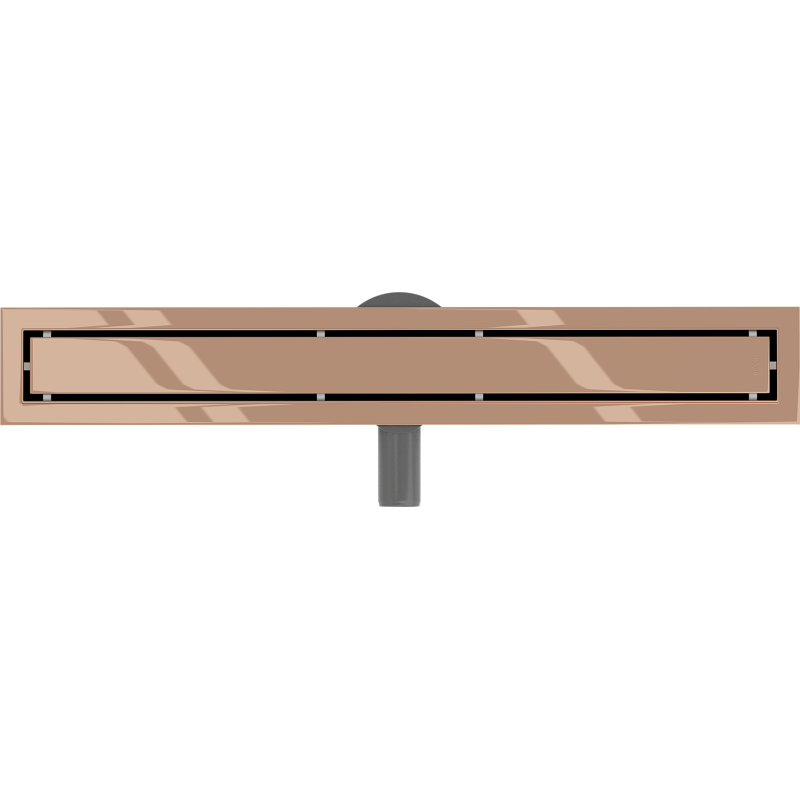 Mexen Flat 360° M13 drenaj liniar rotativ 2în1 60 cm, aur roz - 1610060-40