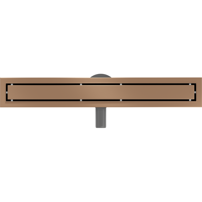 Mexen Flat 360° M13 scurgere liniară pivotantă 2în1 50 cm, cupru periat - 1C10050-40
