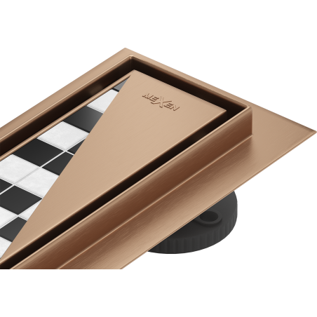 Mexen Flat M13 vonalmenti folyóka 2 az 1-ben 70 cm, kefélt réz - 1C10070-15