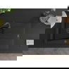 Mexen Cesar1-medencés gránit mosogató edényszárítóval 775 x 470 mm, Fekete, szifon Fekete - 6514771010-77-B