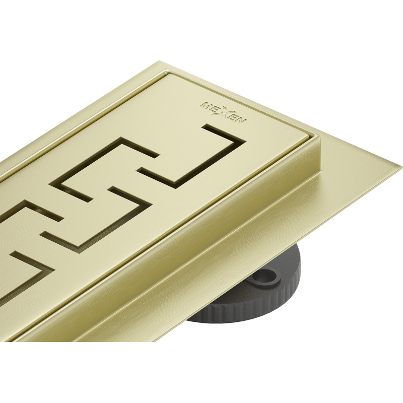 Mexen Flat M15 vonalmenti lefolyó 90 cm, arany szálcsiszolt - 1A24090-15