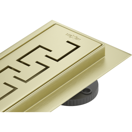 Mexen Flat 360° M15 forgatható vonalmenti leeresztő 60 cm, arany kefélt - 1A24060-40