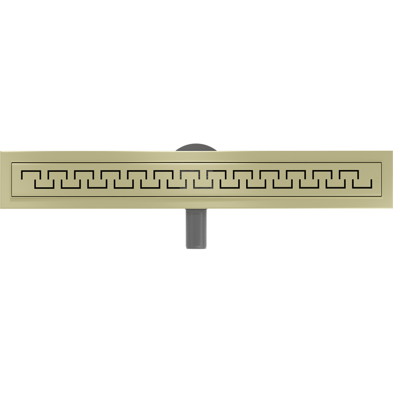 Mexen Flat 360° M15 scurgere liniară rotativă 70 cm, auriu periat - 1A24070-40