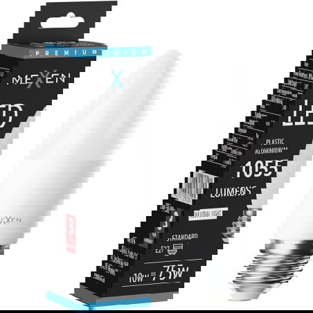 Mexen Nova Bec LED E27, C37, 10W, Neutru - 4000K, 1055 lm - L102-E27-1040-01