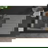 Mexen Andres chiuvetă de granit cu 1,5 compartiment cu picurător 1000 x 500 mm, gri, sifon Neagră - 6515101510-71-B