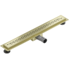 Mexen Flat M18 scurgere liniară 70 cm, auriu periat - 1A23070-15