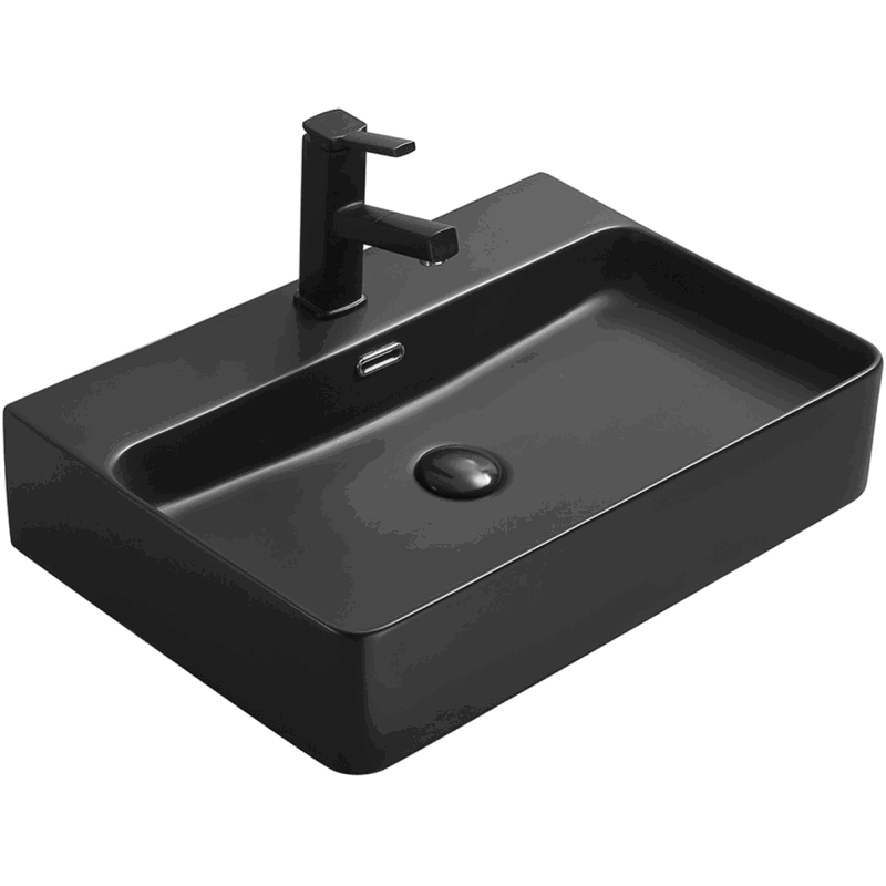 Mexen Lara lavoar pe blat 60 x 42 cm, negru mat - 21166085