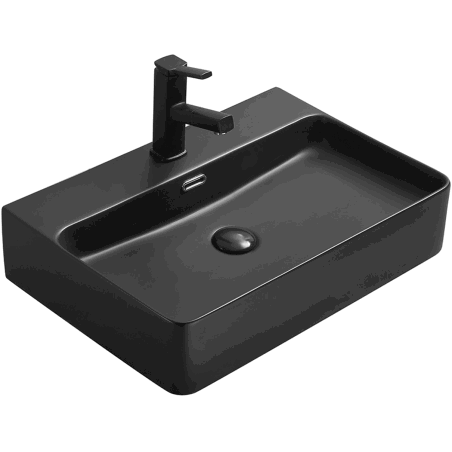 Mexen Lara lavoar pe blat 60 x 42 cm, negru mat - 21166085