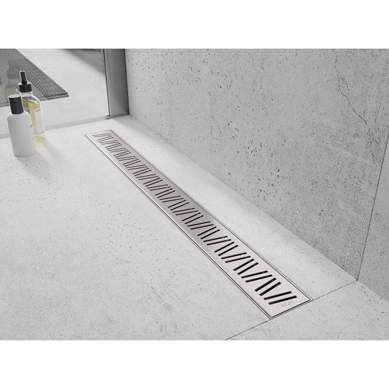 Mexen Flat M22 scurgere liniară 80 cm, inox - 1029080-15