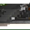 Mexen Andres 1.5-medencés gránit mosogató edényszárítóval 1000 x 500 mm Fekete foltos, szifon Fekete - 6515101510-76-B