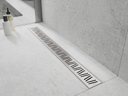 Mexen Flat 360° M22 scurgere liniară rotativă 70 cm, inox - 1029070-40