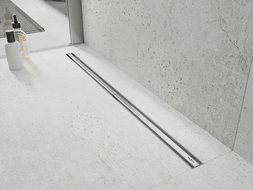 Mexen Flat 360° Slim 110 cm-es forgatható vonalelvezetés, inox - 1041110