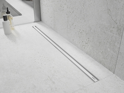 Mexen Flat 360° Slim 120 cm-es forgatható vonalelvezetés, fehér - 1241120