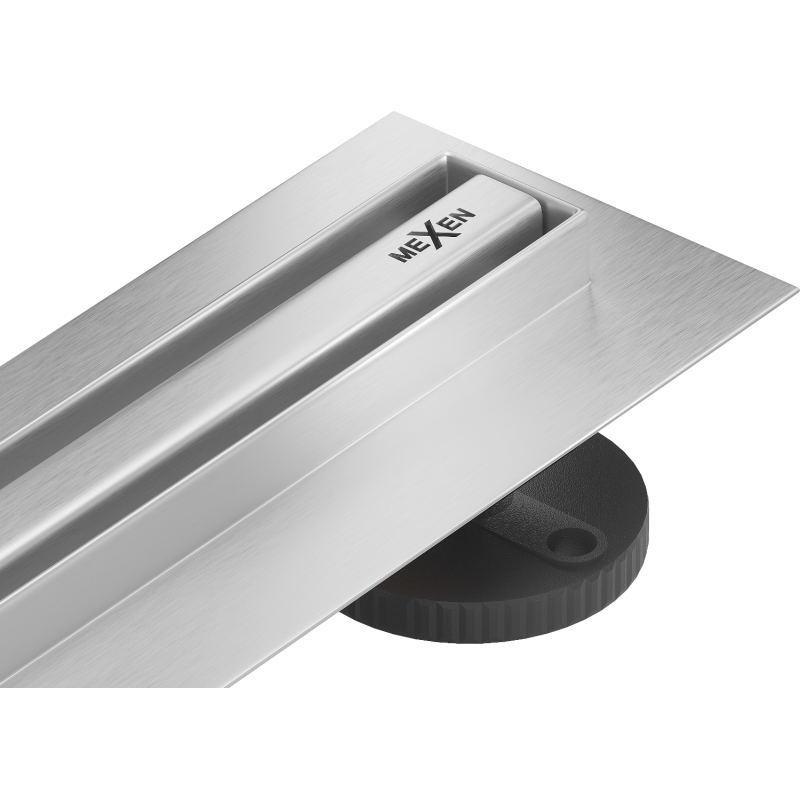 Mexen Flat 360° Slim forgatható vonalmenti padlóösszefolyó 50 cm, inox - 1041050