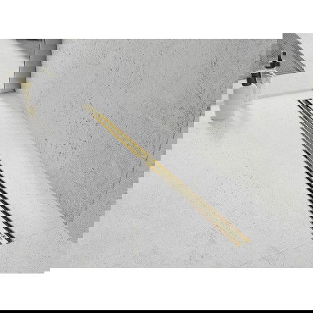 Mexen Flat 360° Slim forgóvonalas vonalmenti lefolyó 50 cm, arany - 1541050