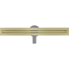 Mexen Flat 360° Slim scurgere liniară rotativă 60 cm, aurie periată - 1A41060