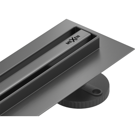 Mexen Flat 360° Slim 70 cm-es forgó vonalszűrő, gun gray kefe - 1E41070