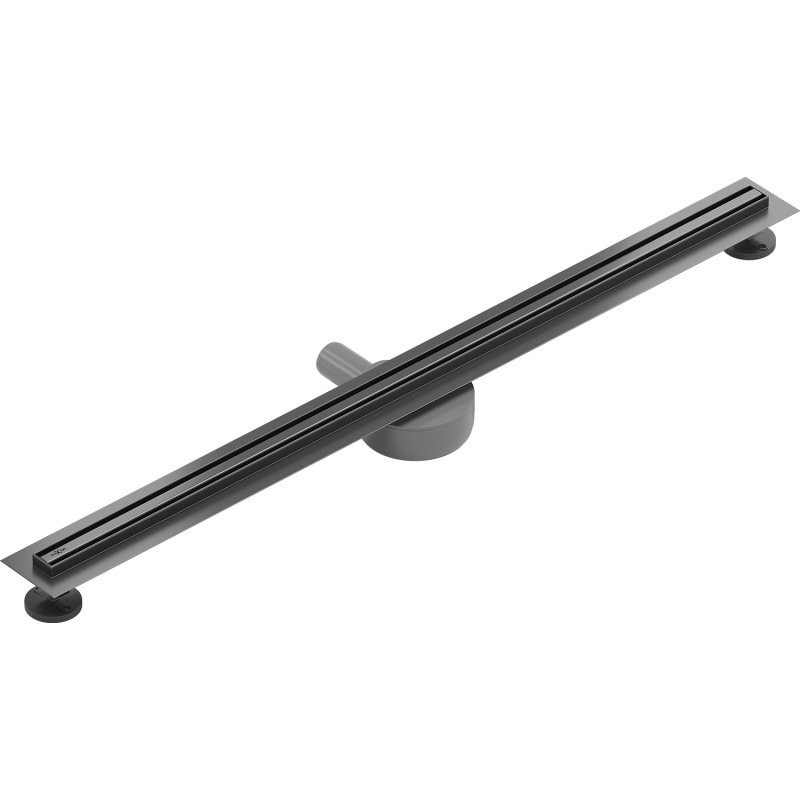 Mexen Flat 360° Slim 100 cm-es forgó vonalmenti lefolyó, gun gray kefélt - 1E41100