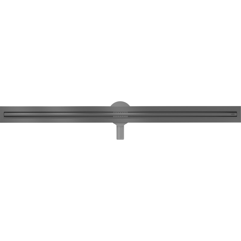 Mexen Flat 360° Slim 360 fokos forgatható, 150 cm-es vonalmenti lefolyó, gun gray kefe - 1E41150