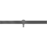 Mexen Flat 360° Slim scurgere liniară rotativă 150 cm, gun gray periat - 1E41150