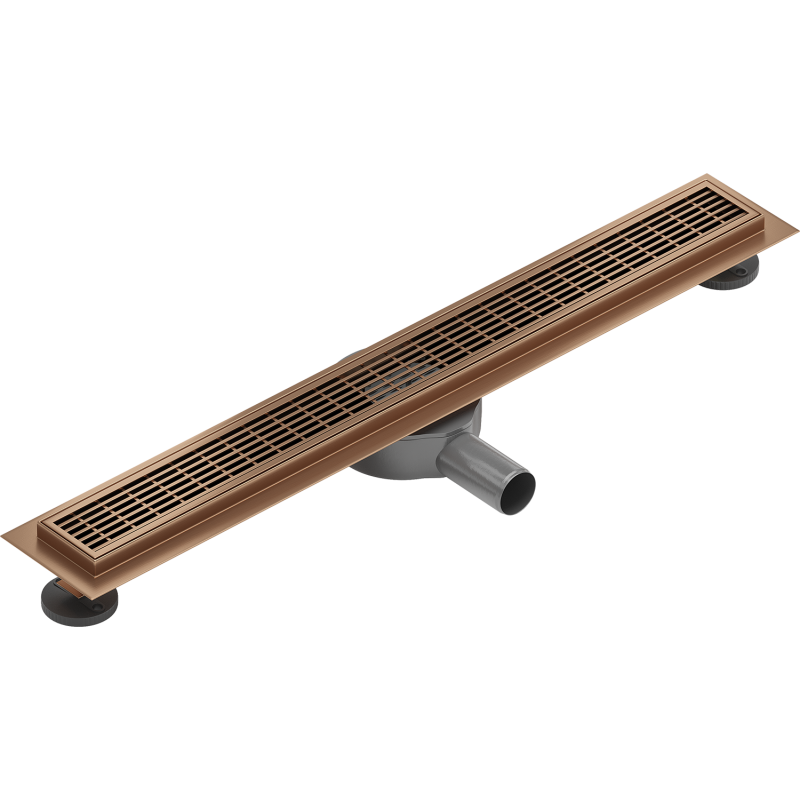 Mexen Flat 360° M33 drenaj liniar rotativ 60 cm, cupru periat - 1C33060-40