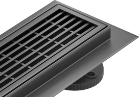 Mexen Flat M33 scurgere liniară 100 cm, gri armă periat - 1E33100-15