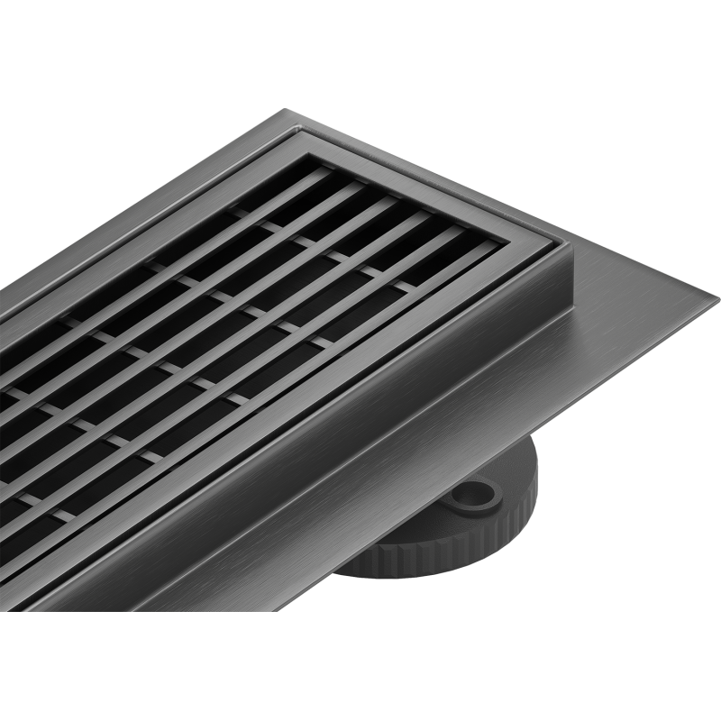 Mexen Flat 360° Scurgere liniară rotativă M33, 50 cm, gri armat periat - 1E33050-40