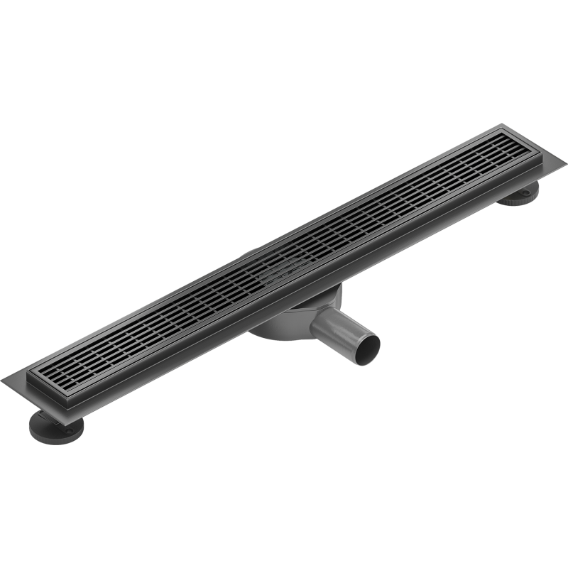 Mexen Flat 360° Scurgere liniară rotativă M33, 50 cm, gri armat periat - 1E33050-40