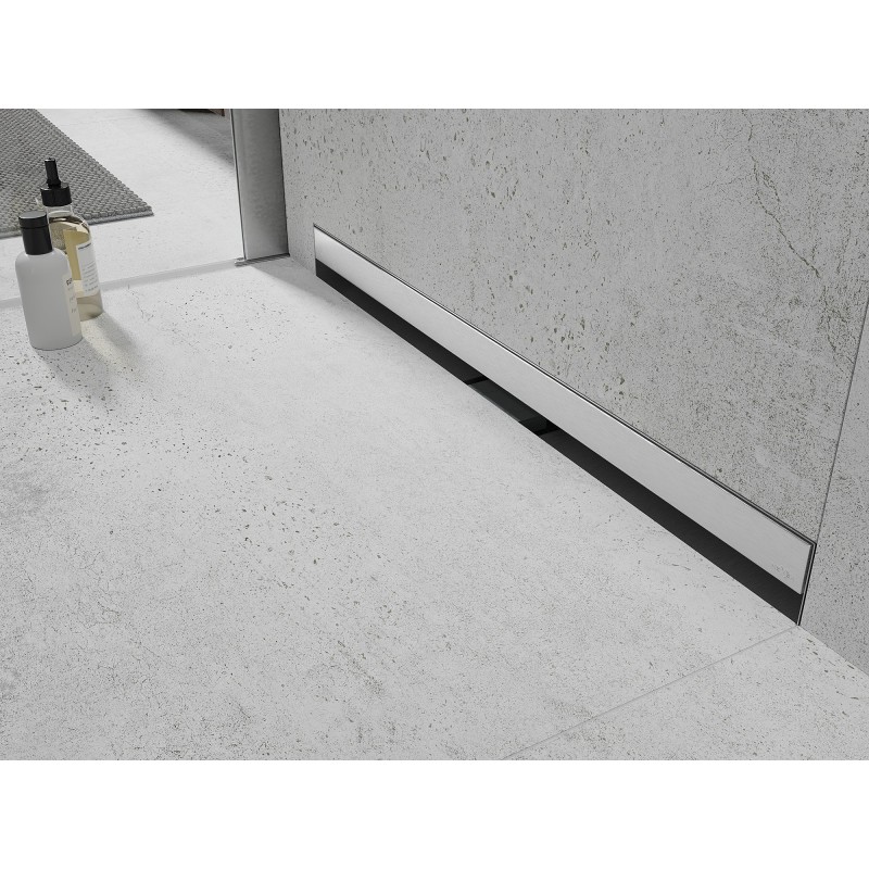 Mexen Flat Wall 2 az 1-ben fali lineáris lefolyó 110 cm, inox - 1030110