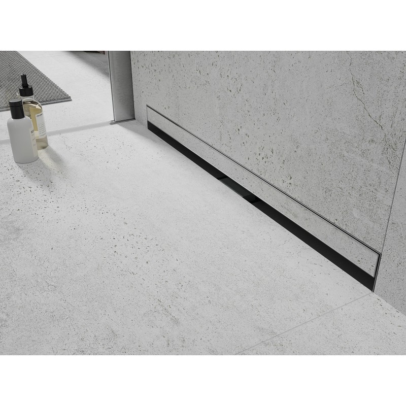 Mexen Flat Wall 2 az 1-ben fali vonalmenti elfolyó 90 cm, inox - 1030090