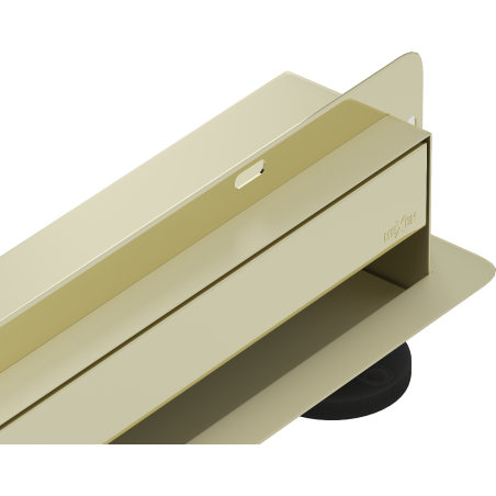 Mexen Flat Wall scurgere liniară de perete 2-in-1 50 cm, aurie - 1530050