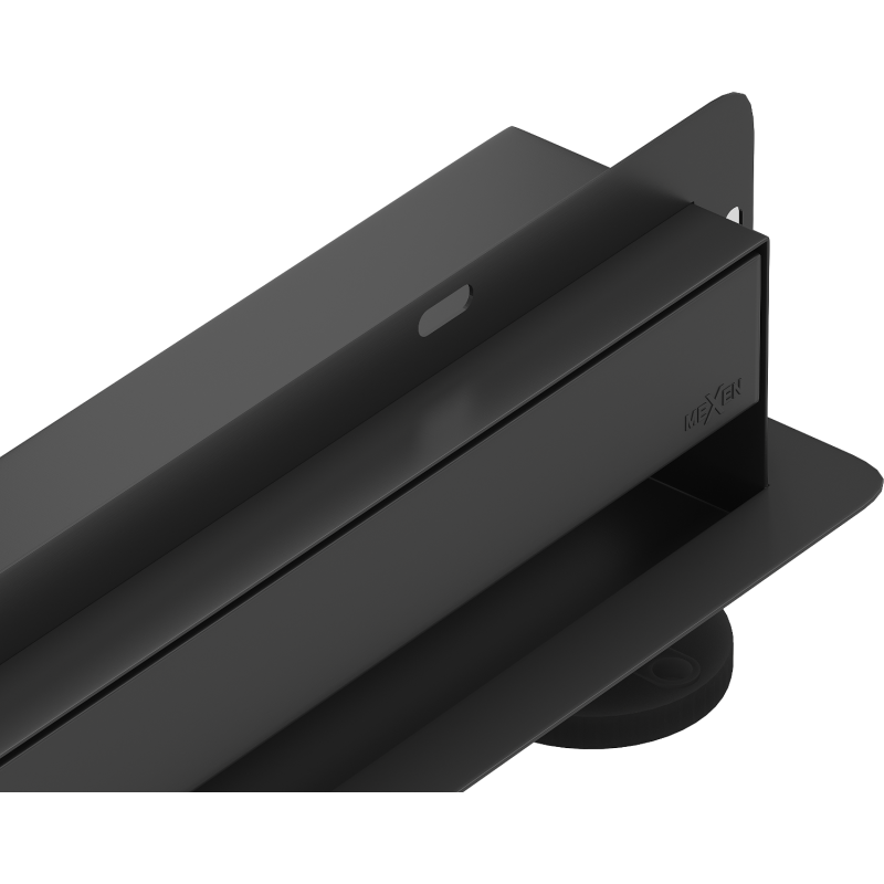 Mexen Flat Wall scurgere liniară de perete 2în1 50 cm, negru - 1730050