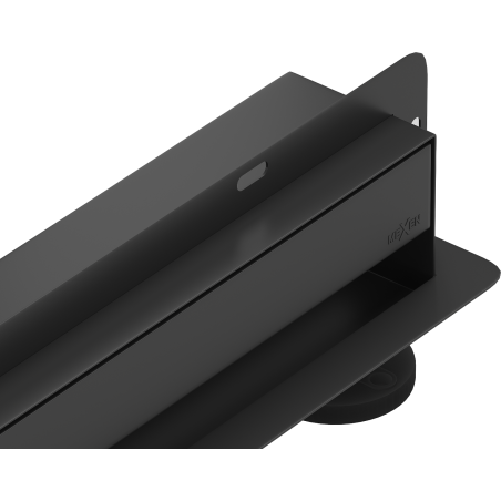 Mexen Flat Wall scurgere liniară de perete 2în1 50 cm, negru - 1730050