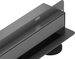 Mexen Flat Wall scurgere liniară de perete 2în1 60 cm, gri armă periat - 1E30060