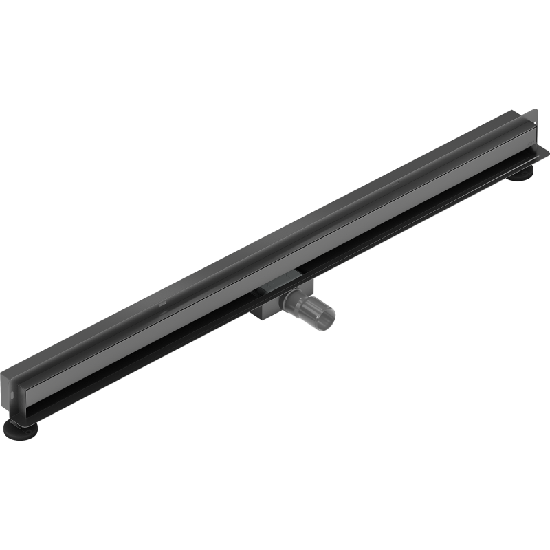 Mexen Flat Wall scurgere liniară de perete 2în1 110 cm, gri pistol periat - 1E30110