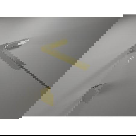Mexen set de suporturi unghiulare L pentru uși și panouri de duș 6-8 mm, auriu - 830-12-50