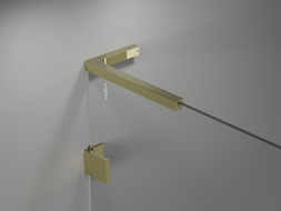 Mexen L szögletes stabilizátor készlet ajtókhoz és zuhanyfalakhoz 6-8 mm, arany - 830-12-50