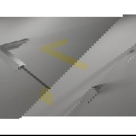 Mexen set de suporturi unghiulare L pentru uși și panouri de duș 6-8 mm, auriu periat - 830-12-55