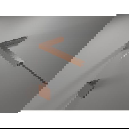 Mexen set de suporturi unghiulare L pentru uși și panouri de duș 6-8 mm, cupru periat - 830-12-65