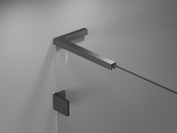 Mexen L alakú szögletes támasztó készlet ajtókhoz és zuhanyfalakhoz 6-8 mm, matt szürke - 830-12-66