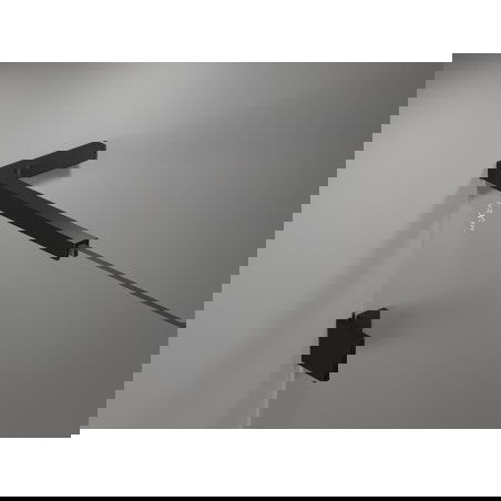 Mexen set de stabilizatori unghiulari L pentru uși și pereți de duș 6-8 mm, negru - 830-12-70