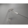 Mexen Uni-L1 set de suporturi unghiulare în formă de L pentru uși și pereți de duș de 6-8 mm, nichel periat - 830-12-97