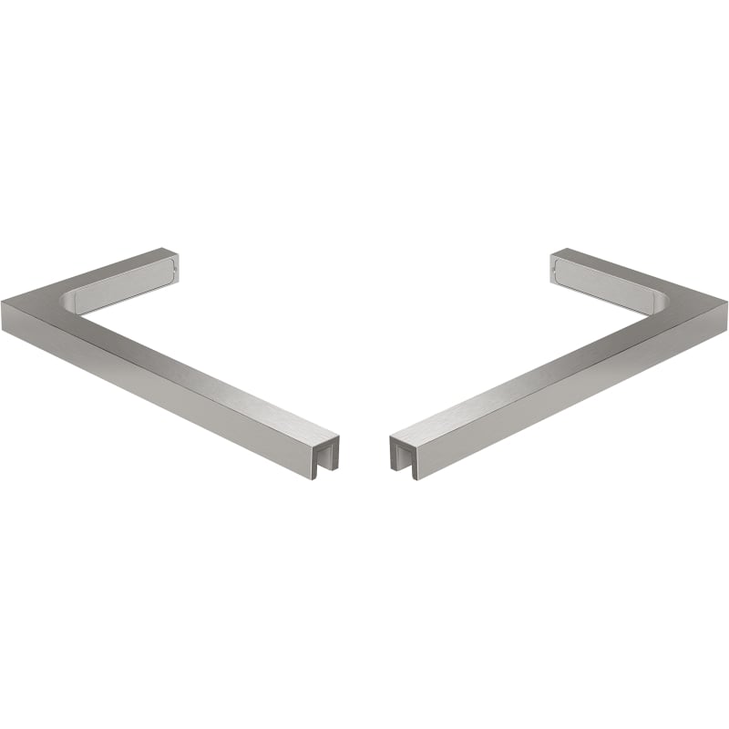 Mexen Uni-L1 set de suporturi unghiulare în formă de L pentru uși și pereți de duș de 6-8 mm, nichel periat - 830-12-97