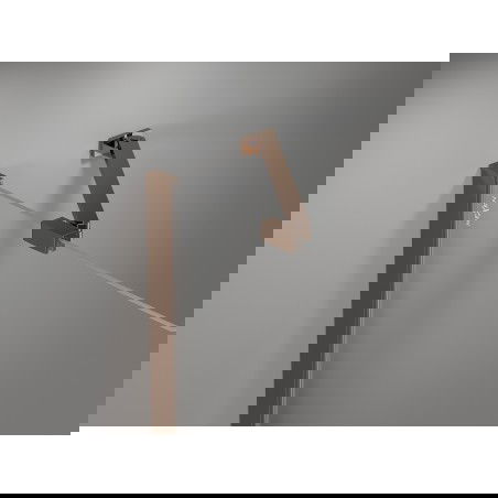 Mexen suport oblic dreptunghiular pentru uși și pereți de duș 6-8 mm, aur roz - 830-09-60