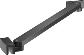 Mexen suport înclinat pentru uși și pereți de duș 6-8 mm, gun gray periat - 830-09-66