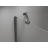 Mexen Uni-S suport înclinat pentru uși și panouri de duș de 6-8 mm, gun metal - 830-09-95