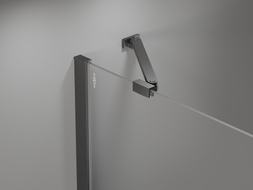 Mexen Uni-S suport înclinat pentru uși și panouri de duș de 6-8 mm, gun metal - 830-09-95