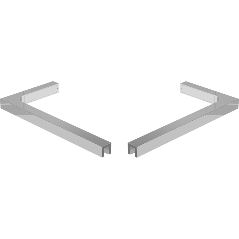 Mexen set de stabilizatoare în unghi L pentru panouri de duș de 10 mm, crom - 800-07-01