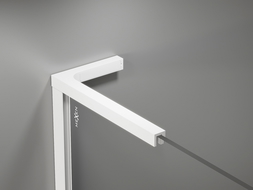 Mexen set de stabilizatori de colț L pentru pereți de duș 10 mm, alb - 800-07-20