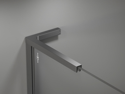 Mexen set de stabilizatori unghiulari L pentru pereți de duș 10 mm, negru - 800-07-95